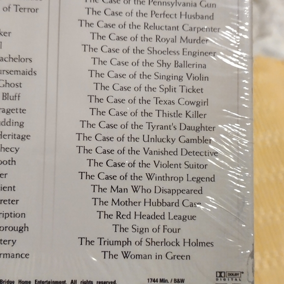 NIP Sherlock Holmes DVD - Picture 5 of 7